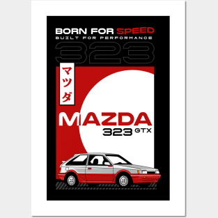 Mazda 323 GTX Posters and Art